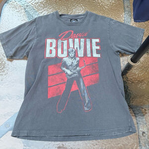 David Bowie VTG faded t-shirt size M Kooples